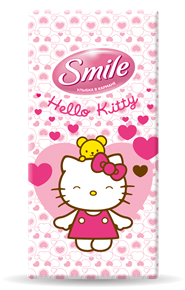 Бумажные платочки Smile Hello Kitty 10шт.