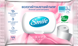 Влажная туалетная бумага Smile Sensitive для взрослых